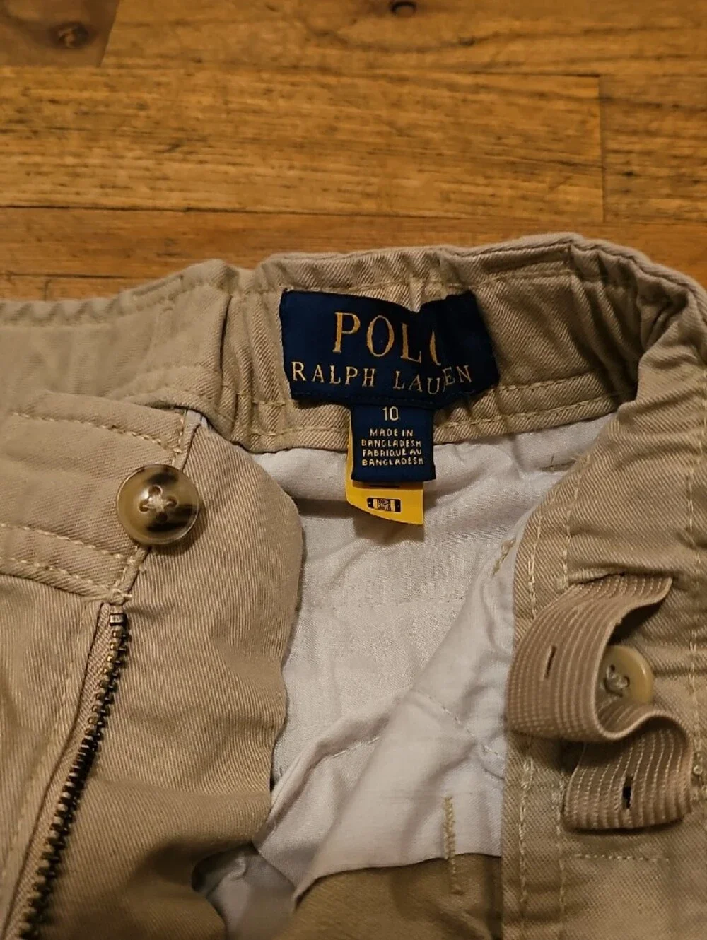 Boy's Ralph Lauren Khaki Cargo Shorts